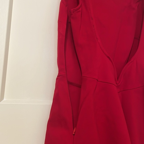Red Open Back Lulus Dress - Picture 5 of 6